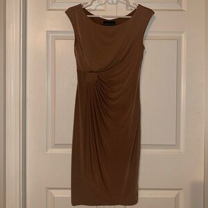 Connected Apparel Brown Dress - Size 4P